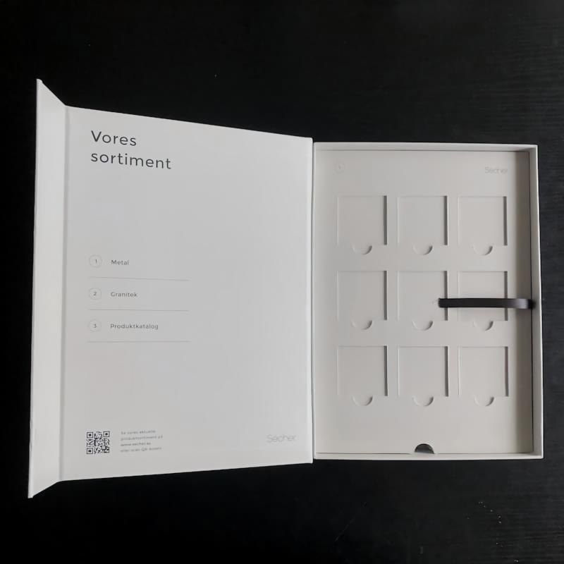 9 compartment material sample gift box