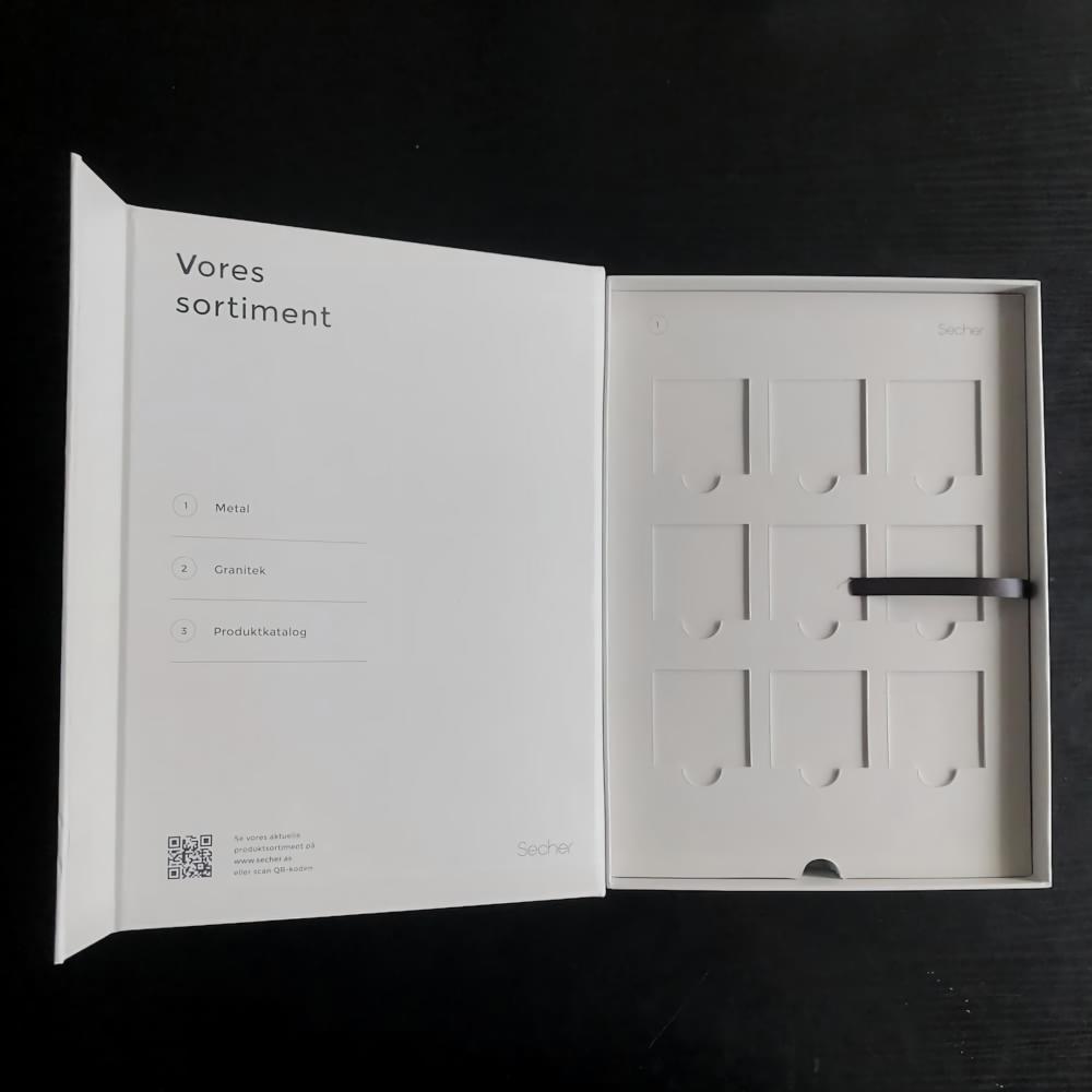 book shape sample box