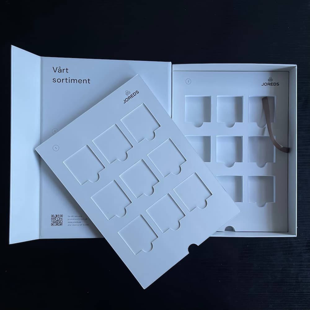 book shape sample box